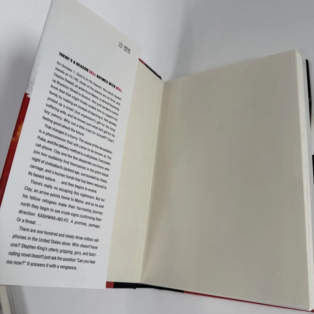Stephen King Cell 1st First Edition‎ HD with DJ